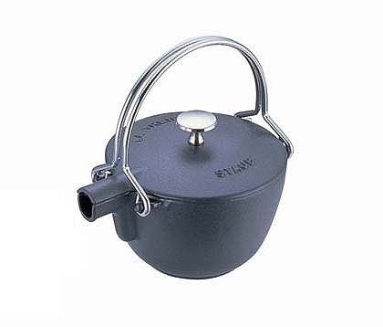 ストウブ(Staub) ティーポット 黒 1L 鋳鉄 40509-421(RST4401)