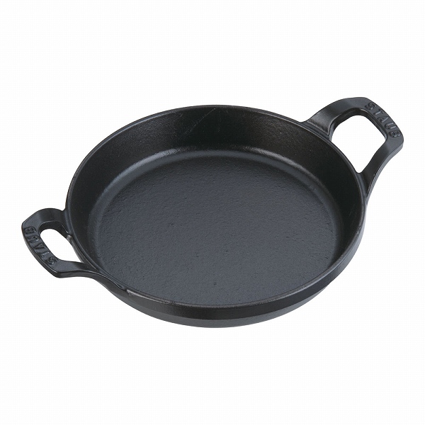 ストウブ(Staub) ラウンドスタッカブルディッシュ 黒 20cm 鋳鉄 40509-558(RST6003)