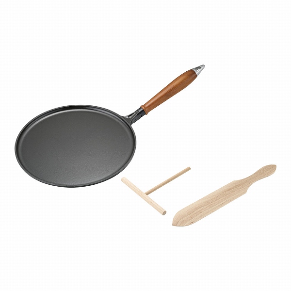 Yahoo! Yahoo!ショッピング(ヤフー ショッピング)ストウブ（Staub） 木柄 クレープパン 28cm 鋳鉄 40509-525（RST6201）
