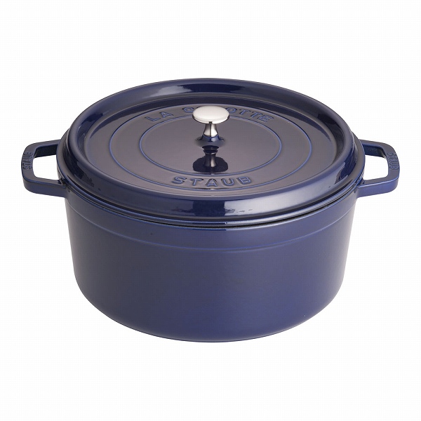 ストウブ(Staub) ピコ・ココット グランブルー 30cm ラウンド 鋳鉄 40510-286(RSTD211)