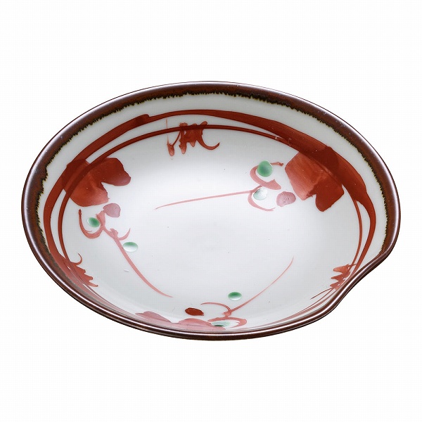 古赤絵ぶどう小皿 有田焼 T05-48(RTLI401)
