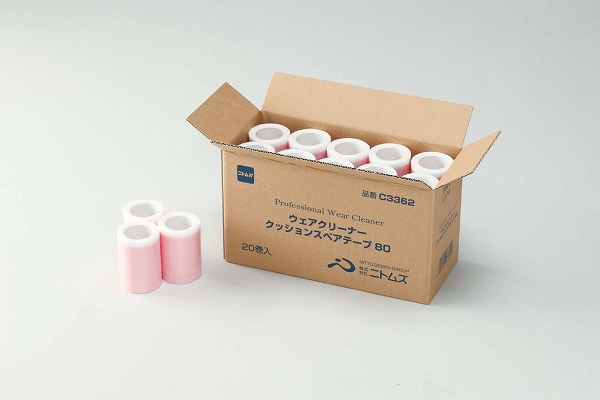 Yahoo! Yahoo!ショッピング(ヤフー ショッピング)ニトムズ（Nitoms） プロフェッショナル ウエアクリーナー クッション スペアテープ 80mm 入数：1箱（20巻入） C3362（SKL2602）