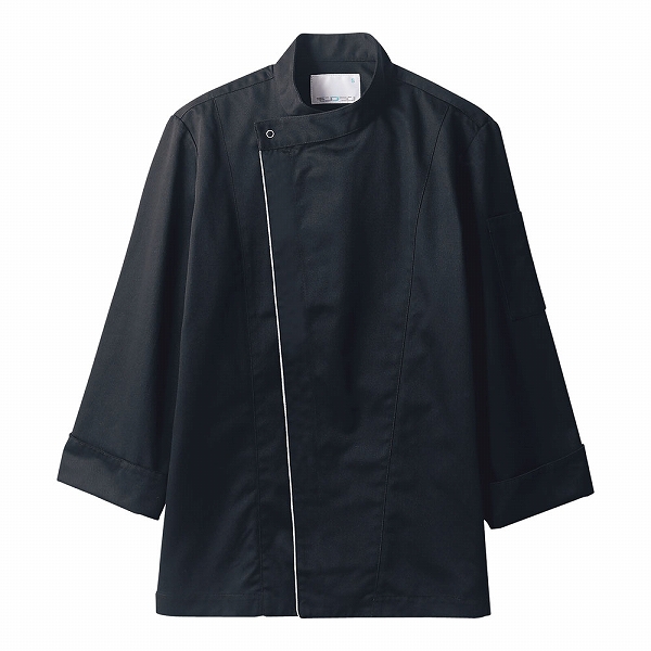 MONTBLANC(モンブラン) コックコート 黒/グレー LL 長袖 6-1053