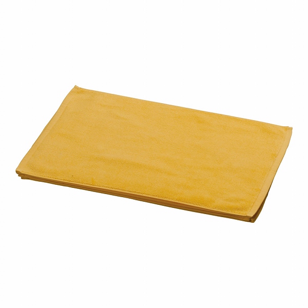 橘屋(Tachibanaya) 業務用バスマット 黄 400×600mm 綿100％ 入数：1セット(6枚入) VBS01YE