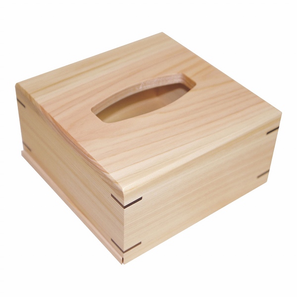 ティッシュケース ハーフ 桧 VTI3501