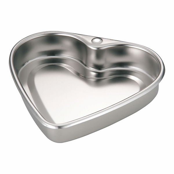 18-8ハートケーキ型 中 466(WDK10002)