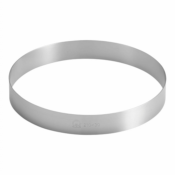 18-0 ケーキリング φ210×H30mm WKC14130