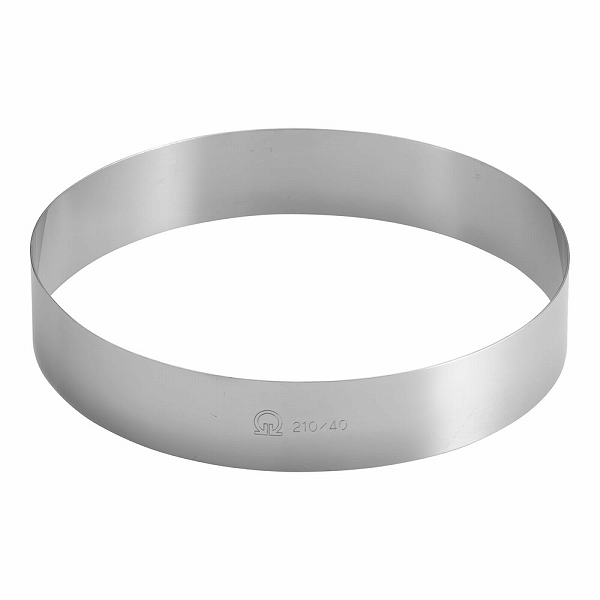 18-0 ケーキリング φ210×H40mm WKC14140