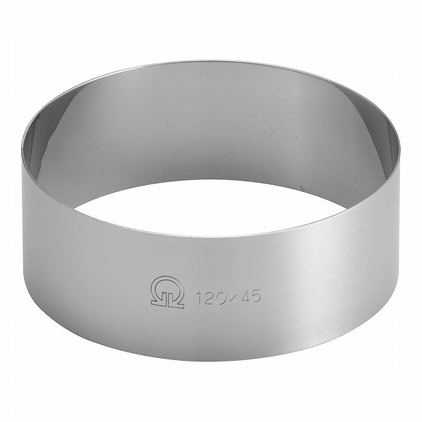 18-0 ケーキリング φ120×H45mm WKC14245