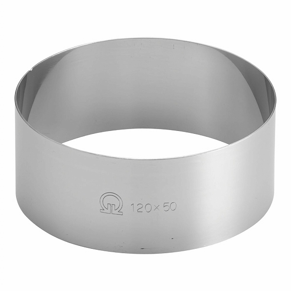18-0 ケーキリング φ120×H50mm WKC14250