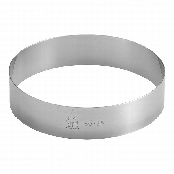 18-0 ケーキリング φ150×H35mm WKC14535