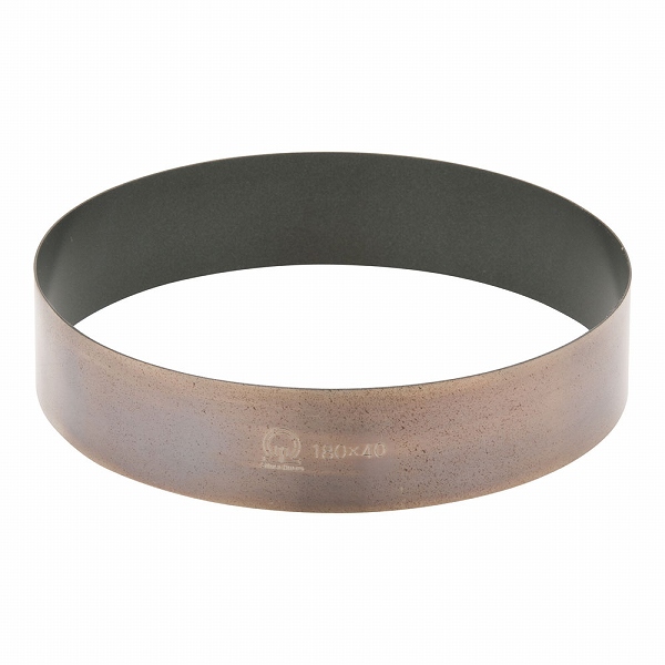 ケーキリング φ180×H40mm ストロングコート WKCI8840