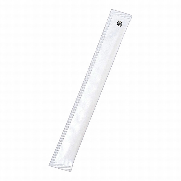 白楊8寸紙完封箸 無地柄 203mm 楊枝無 入数：1ケース(4000膳入) XHSF101