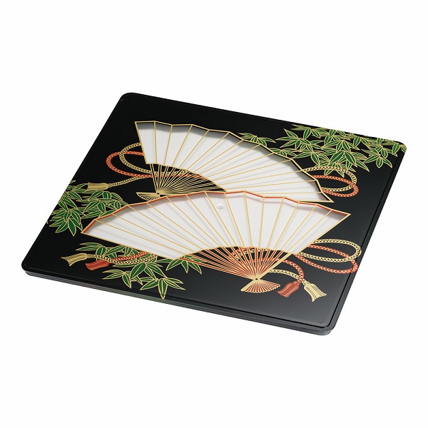 プラ容器 飛鳥 フタ 扇 9寸用 入数：1セット(20枚入) XNS2301