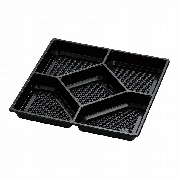 プラ容器 飛鳥 中仕切 黒 9寸用 入数：1セット(20枚入) XNS2401