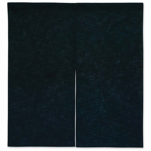 半間のれん 綿麻無地 黒 900×850mm 001-04(YHV0307)