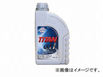 フックス エンジンオイル TITAN GT1 PRO V SAE 0W-20 5L A602007667｜apagency