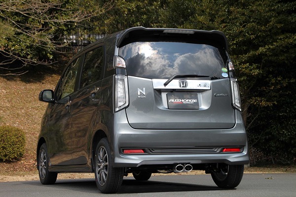 フジツボ(FUJITSUBO) マフラー A-K ホンダ N-ONE DBA-JG1 S07A ターボ 2WD 2012年11月〜2020年11月 Wテール センター出し 740-50821の画像