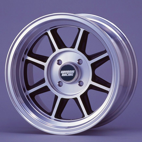 ハヤシレーシング 14×6.5J+13 PCD100/4H 4本 ハヤシストリート