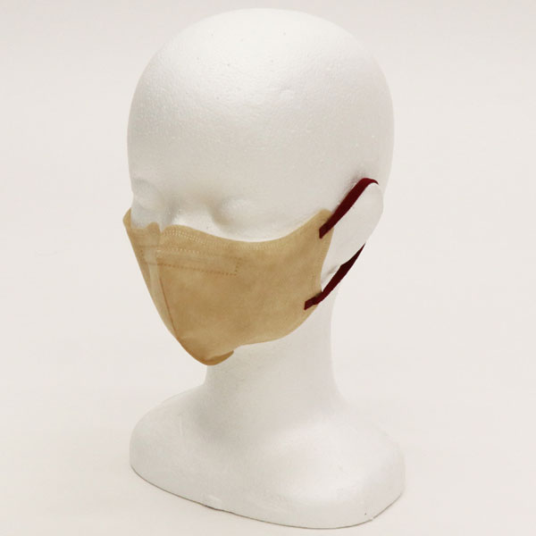 HIRO 3Dバイカラー 不織布マスク ヘーゼルナッツ ふつうサイズ すっきり小顔シルエット！ 入数：1箱(30枚)｜apagency｜10