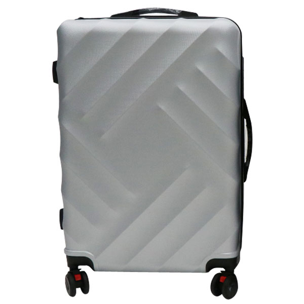 HIRO キャリーケース シルバー USD04 Dタイプ Mサイズ 約63L ABS樹脂製 TSAロック搭載 旅行やビジネスに HIRO キャリーケース シルバー USD04 Dタイプ Mサイズ 約63L ABS樹脂製