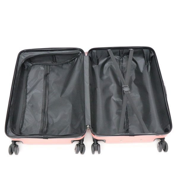 HIRO キャリーケース シルバー USD04 Dタイプ Mサイズ 約63L ABS樹脂製