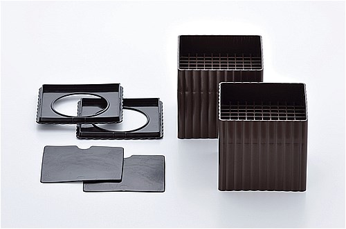 ハイヒールプラス チョコレートブラウン スクエア 入数：1セット(2個) H-2810