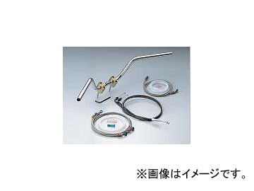 2輪 ハリケーン Z II TYPE ハンドルkit ブレーキホース アールズ アルミ製 HBK502A JAN：4936887906417 シルバー ホンダ CB1300SF X 4/LD 〜2000年 :420621660:オートパーツエージェンシー