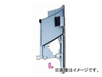 ジェットイノウエ コーナーパネル クロームメッキ 左側 571406 イスズ 2t エルフ ハイキャブ車 2007年01月〜 :457855170:オートパーツエージェンシー