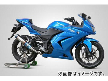 2輪 ケイファクトリー/K FACTORY FRC チタン スリップオン 1本出し カワサキ/KAWASAKI ニンジャ250R :420330830:オートパーツエージェンシー