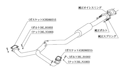 フォレスター マフラー SH（センターパイプ）の商品一覧｜排気系パーツ