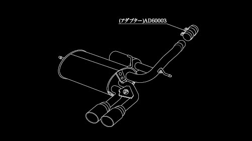 柿本改 einsatz s 622 マフラー ブラッククロームテール E6G3020B ミニ(BMW) クーパーS 5ドア (F55) DBA XS20 B48A20A ターボ 2WD(FF) 6AT 2000cc 2014年10月〜 : 504656990 : オートパーツエージェンシー