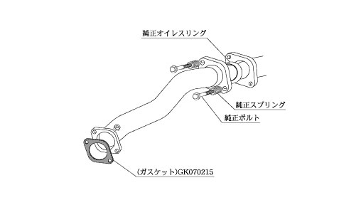 柿本改 フロントパイプ Standard MF328 ミツビシ ランサーエボリューション X｜apagency｜02