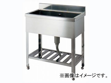 カクダイ ステンレスシンク（1槽式） 品番：457-101-90 JAN：4972353041145