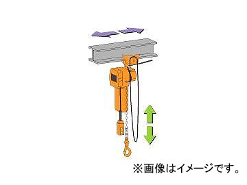 キトー/KITO ファルコン ギヤードトロリ結合式 3m 1速形（標準速）250kg EFLSG003S