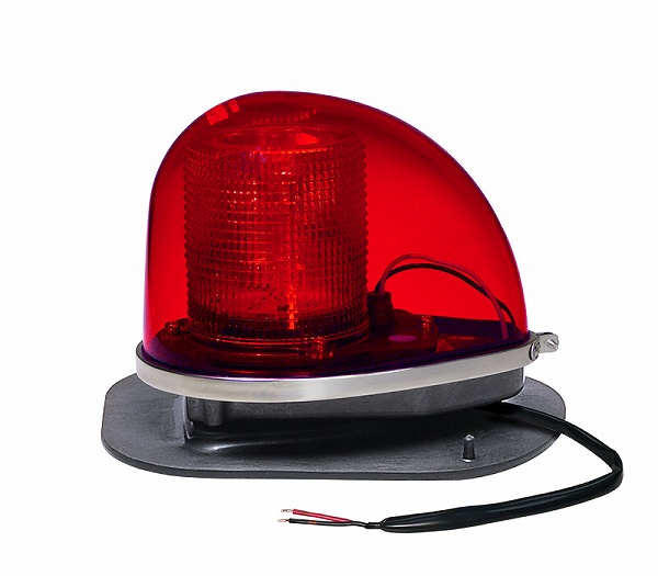小糸製作所/KOITO LED赤色丸型警光灯 12V/24V 2N型 ゴムマグネット 