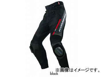 2輪 コミネ/KOMINE PK-717 スポーツライディングレザーメッシュパンツ 07-717 ブラック サイズ:S〜4XL