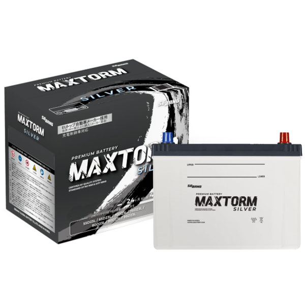 MAXTORM バッテリー 34A19L 充電制御車用 2307861L : オートパーツ