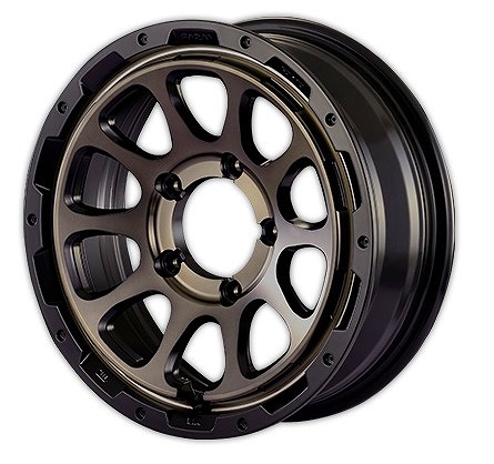 [Moter Farm D10]ジムニータイヤホイールセット モーターファーム/Motor Farm FARM D10 ホイール マットブラック/DC