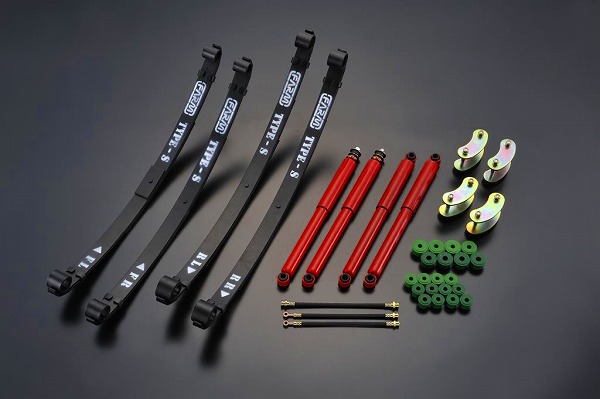 モーターファーム/Motor Farm サスペンションセット 3インチUP レボリューションセット リーフタイプ FRS スズキ ジムニー JA11/71/SJ30
