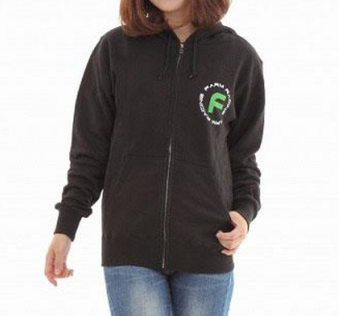 モーターファーム/Motor Farm Racing Wear パーカー ブラック ビックFタイプ 選べる4サイズ