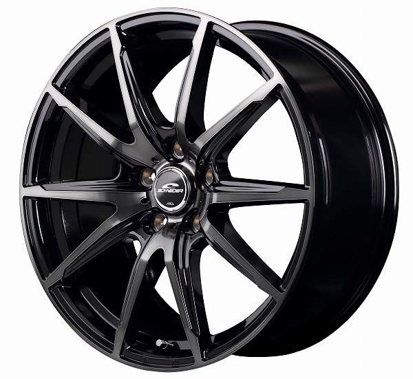 MID シュナイダー DR 02 ホイール ブラックポリッシュ＋ブラッククリア 16インチ×6.5J+53 5H114 国産車 入数：1台分(4本) :503081660:オートパーツエージェンシー