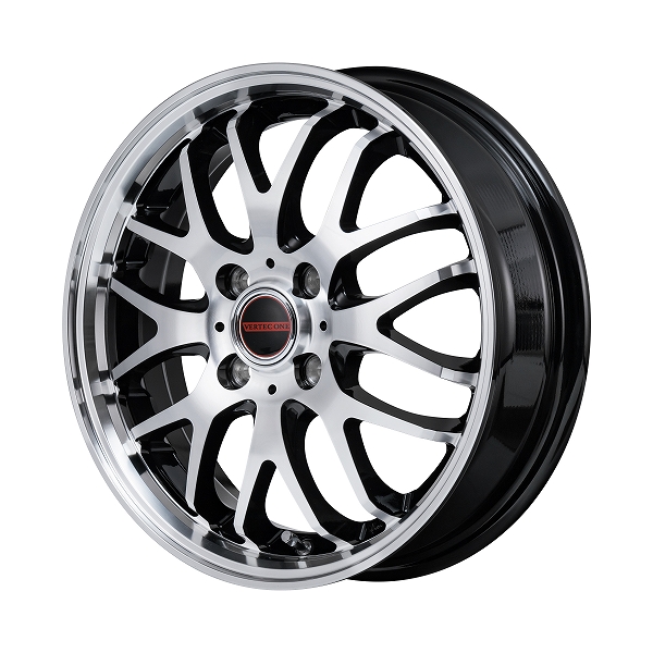 MID ホイール VERTEC ONE EXE10 Vselection ブラックミラーカット 15インチ×4.5J＋45 4H100 国産車 入数：1台分(4本) :506014790:オートパーツエージェンシー