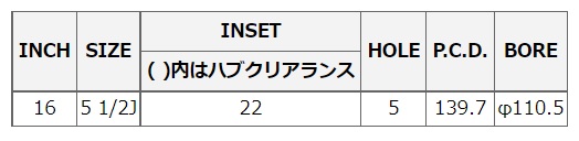 MID OFF PERFORMER RT-5N＋II ホイール ナチュラルホワイト2 16インチ×5.5J +22 5H139 ジムニー｜apagency｜02