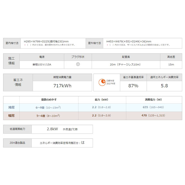 三菱電機 ルームエアコン 霧ヶ峰 GVシリーズ ピュアホワイト おもに8畳