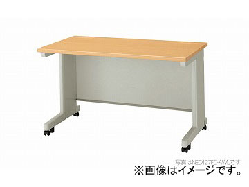 ナイキ/NAIKI ネオス/NEOS 平デスク キャスター仕様 ライトパーチ木目 NED087FC AWL 800×700×700mm : 428257800 : オートパーツエージェンシー 61,371円