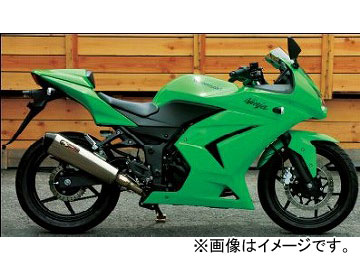 2輪 ノジマ マフラー LOCK-ON 2-1 NMS626LC-CLK カワサキ ニンジャ250R 2008年〜2010年