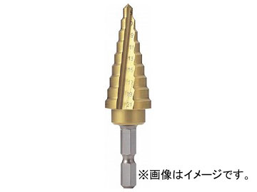 トラスコ中山/TRUSCO 六角軸電気設備用ステップドリル 2枚刃チタンコーティング 21mm NMS21EGH(3017079) JAN：4989999557473 :437132350:オートパーツエージェンシー