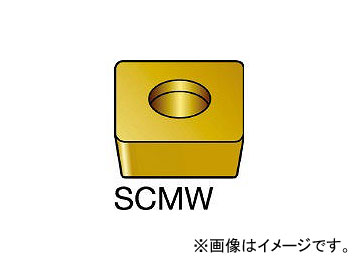 サンドビック/SANDVIK コロターン107 旋削用ポジ・チップ SCMW09T308 H13A(1739115) 入数：10個 :437459760:オートパーツエージェンシー