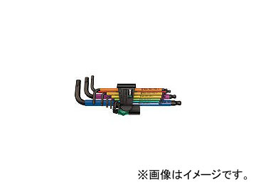 Wera社/ヴェラ 950SPKL/9SMN マルチカラーヘックスキーセット 73593(4335384) JAN：4013288165688 :444633620:オートパーツエージェンシー